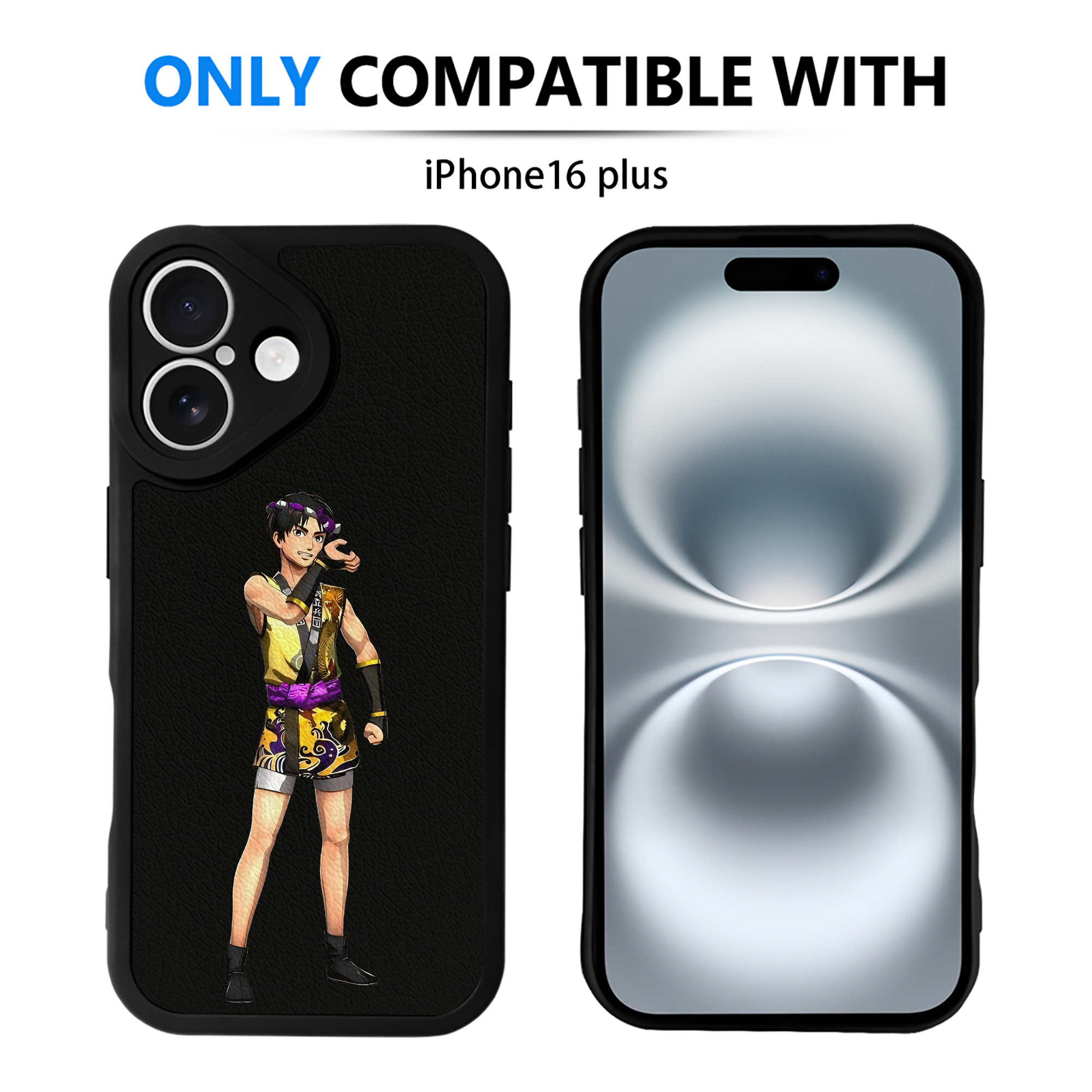 （画像用） 進撃の巨人 リヴァイ·アッカーマン Attack on Titan Levi Ackerman 【iPhone 16シリーズ対応】シリコンスマホケース（レザー調） 材質：シリコン